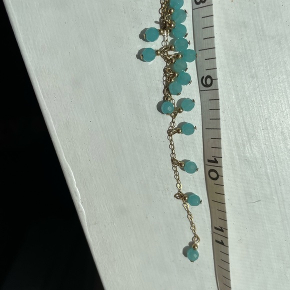 Gold & Turquoise Necklace - Picture 3 of 5
